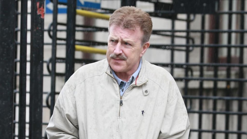 Noel Wright, of Kiltipper, Tallaght, Dublin, leaving the Four Courts today after a High Court action where he is accused of using undue influence to get a woman to make him the sole beneficiary of her will.Photograph: Collins Courts.