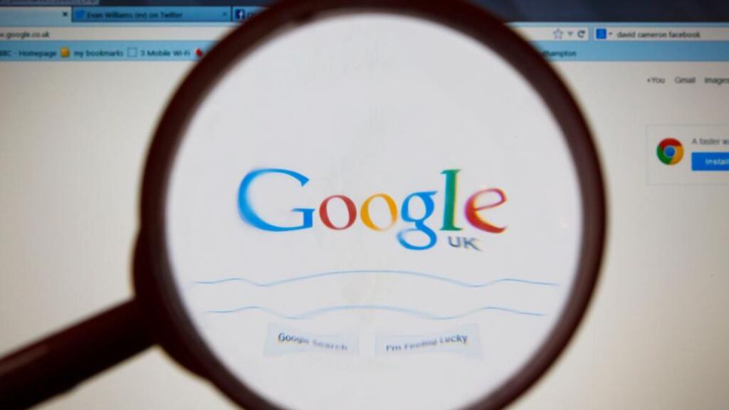 Google denies having a taxable presence in its main business in Britain and reports its annual UK revenue - more than $5 billion - in Ireland. Photo: PA Wire
