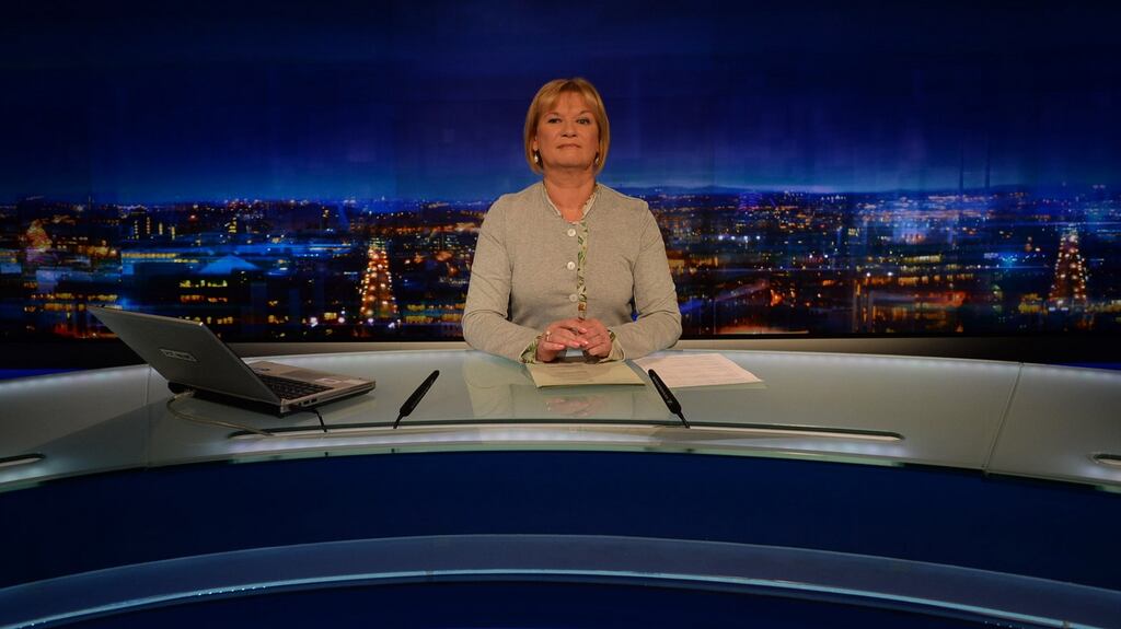 Newsreader Eileen Dunne delivered the news without the use of the autocue. File photograph: Cyril Byrne/The Irish Times