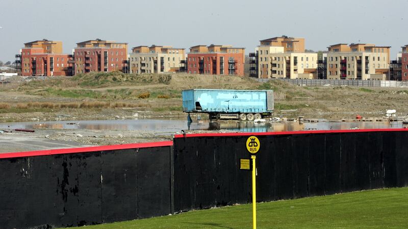 Clongriffin in northeast Dublin, where there are plans for  12,000 homes. Photograph: Alan Betson
