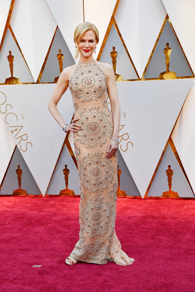 Nicole Kidman in Armani Prive. Photograph: Frazer Harrison/Getty Images