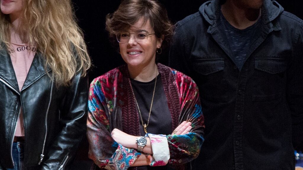 Popular Party leadership candidate Soraya Sáenz de Santamaría in Madrid, Spain. Photograph: Pablo Cuadra/Getty Images
