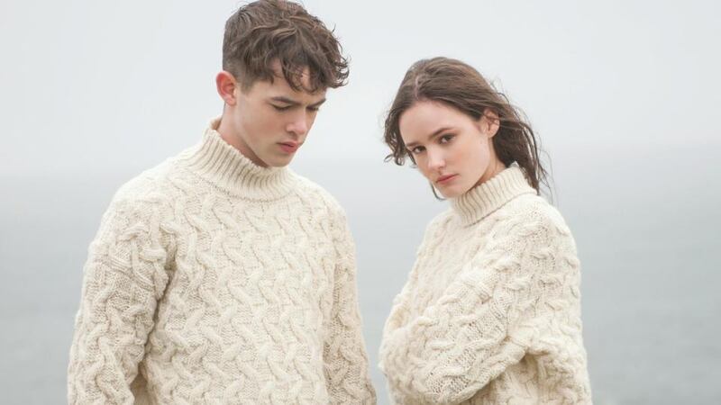 New takes on the Aran sweater for men and women from McConnells, a new brand based in Clonlara, Co Clare. www.mcconnellwoollenmills.ie