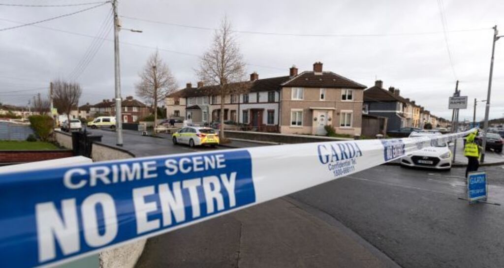 The scene in Ballyfermot following the fatal shooting of Michael Tormey. Photograph: Colin Keegan/Collins Dublin