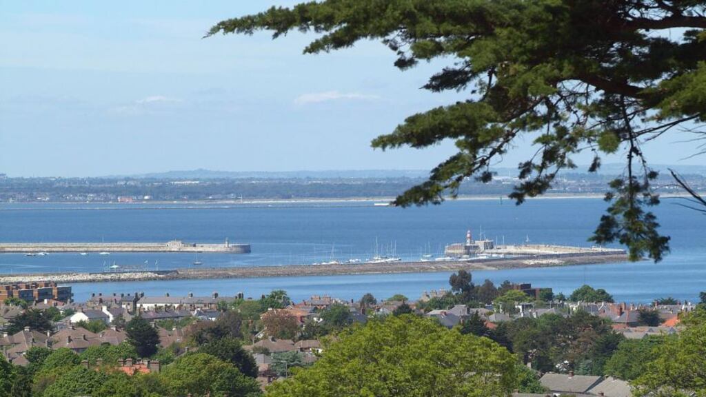 The view from Dalkey Avenue in south Dublin.