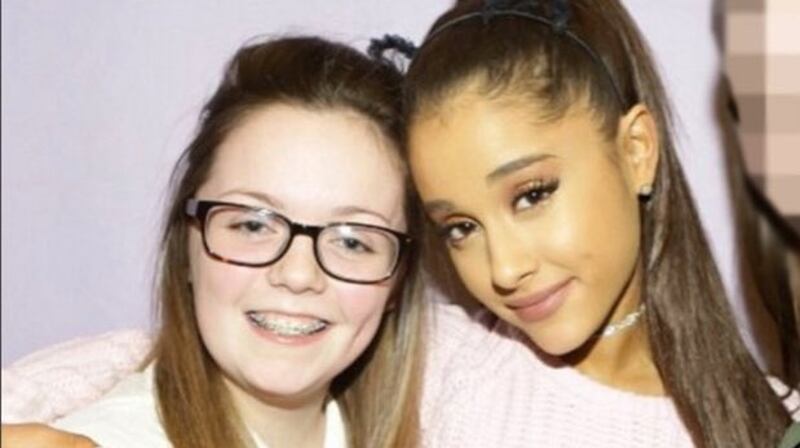 Georgina Callander with Ariana Grande in an image Instagrammed two years ago. Photograph: georgina.bethany/Instagram