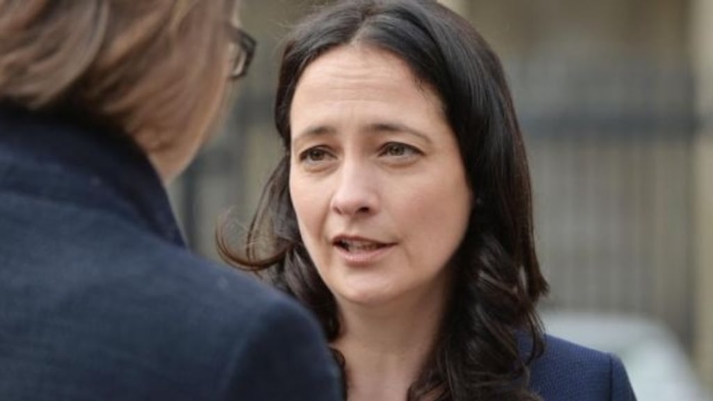 The Green Party’s Catherine Martin talks about the effort to rebuild the party after its calamitous experience in power. Photograph: Alan Betson