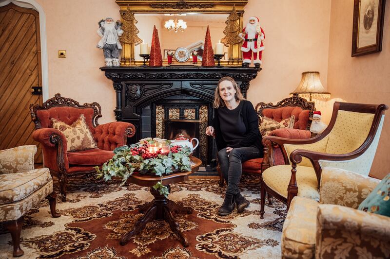 Mary Normoyle at home in Fanningstown Castle, Adare , Limerick
Pic. Brian Arthur