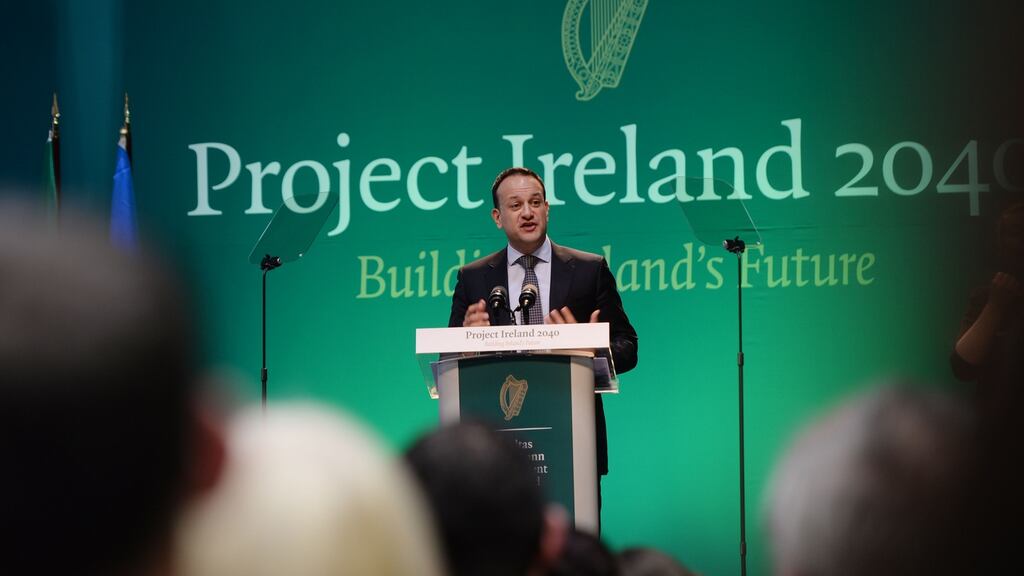 Taoiseach Leo Varadkar: already grumbling about the route chosen for the metro. You would wonder will the plan ever get done. Photograph: Alan Betson
