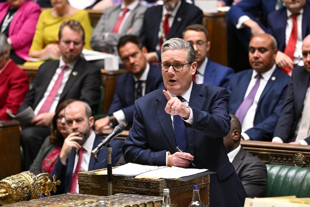 Labour Keir Starmer claims his party is in a fight for the soul of the country: Photograph: House of Commons/PA Wire