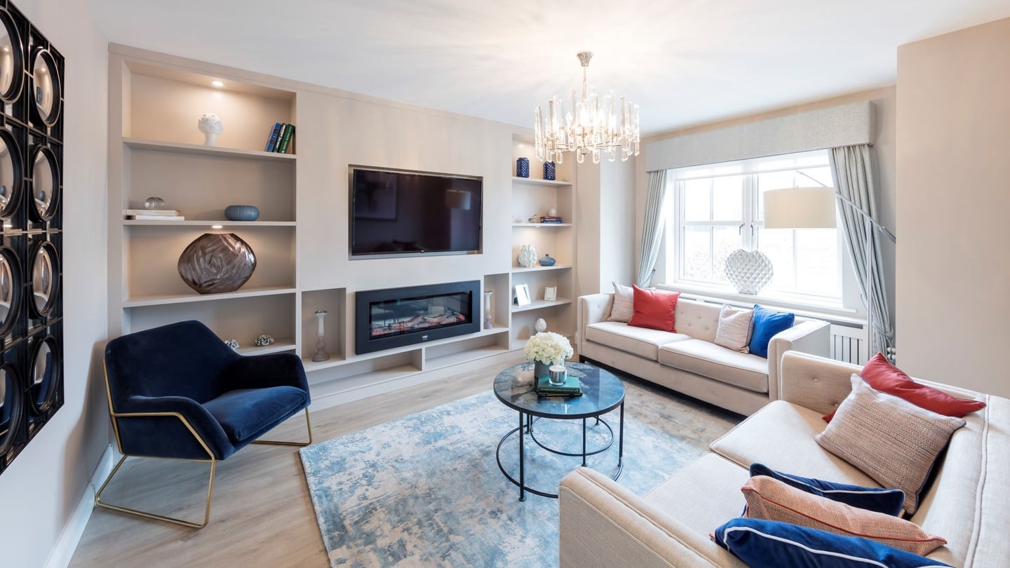 Livingroom in three-bed semi-d at Longstone, Naas, Co Kildare