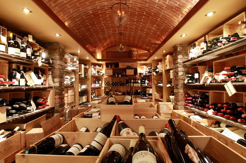 The extensive selection at 64 Wine in Glasthule, south Dublin. Photograph: Nick Bradshaw