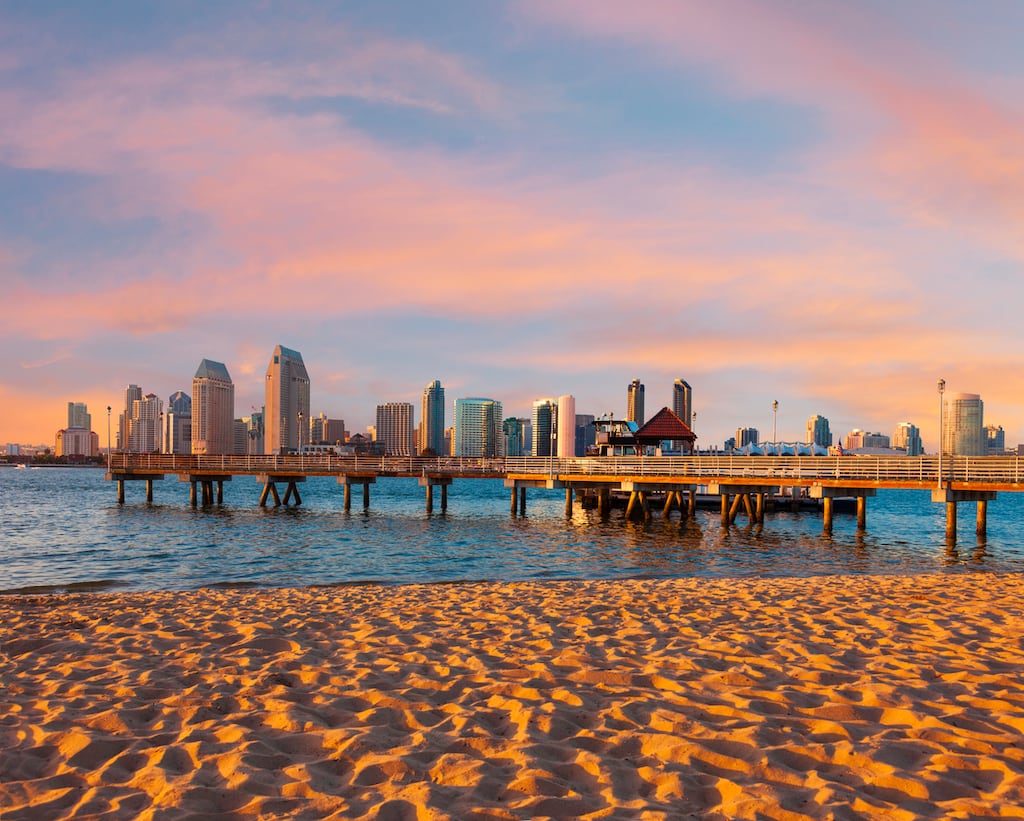 San Diego, California. Irish student J1 visa demand this summer remains high, according to travel providers. Photograph: iStock