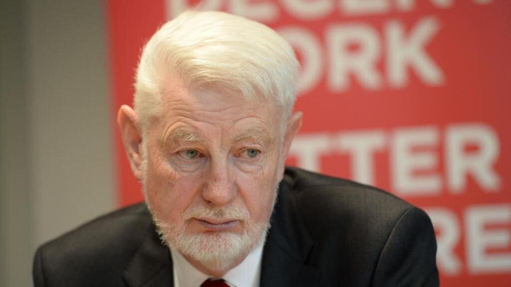 Outgoing Irish Congress of Trade Unions general secretary David Begg told the Public Service Executive Union’s social protection divisional conference that Ireland needs a ‘national understanding’ on income distribution. File photograph: Dara Mac Dónaill/The Irish Times