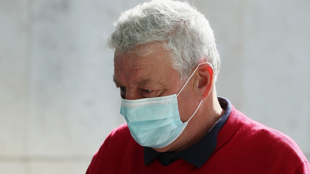 Luke O’Reilly arriving at the Special Criminal Court in Dublin where he and three other men are  accused of false imprisonment and assault causing serious harm to Kevin Lunney. Photograph: Brian Lawless/PA Wire
