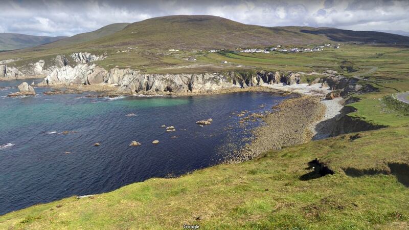 The previous stony   Ashleam Beach on Achill Island. Photograph: Google Street View