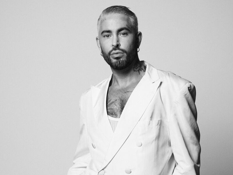 Andrew Fitzsimons debuted his haircare range in 2022