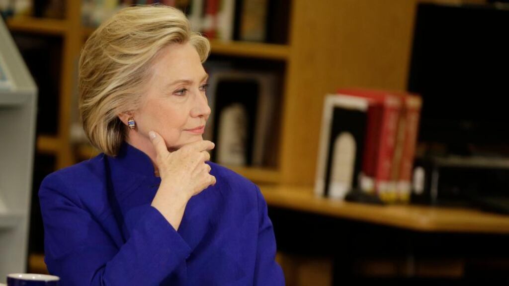 Hillary Clinton received $100,000 (€87,000) for a speech to the California Medical Association - by satellite. Photograph: Isaac Brekken/The New York Times