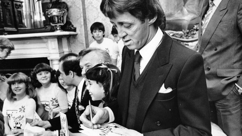 Dickie Rock at the Mansion House, 1984. Photograph: Matt Kavanagh