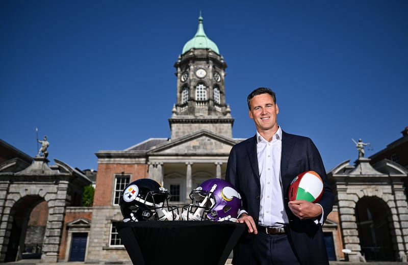 Henry Hodgson, NFL general manager for the UK and Ireland, in Dublin Castle. Photograph: Brendan Moran/Sportsfile
