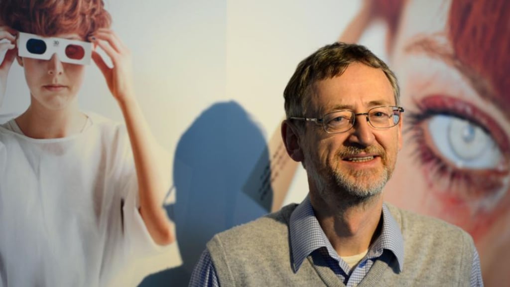 ‘The book’s title, A Mystic Dream of Four, is a quotation from one of Hamilton’s poems. The number 64 also has special Hamiltonian significance. “It’s four by four by four – four to the power of three,” Iggy McGovern explains.’ Photograph: Frank Miller