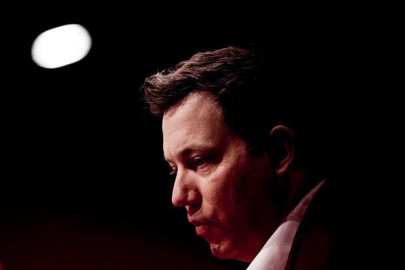 SPD co-leader Lars Klingbeil has presented spending estimates for the new government term with total borrowing of a record €850 billion. Photograph: Filip Singer/EPA