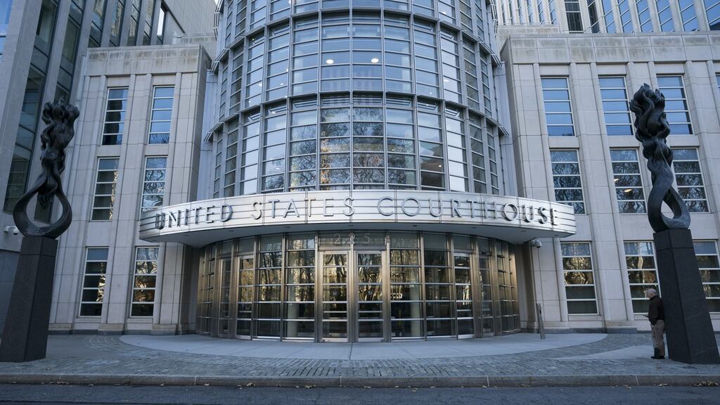 The Federal Courthouse in Brooklyn where Juan Ángel Napout of Paraguay, José Maria Marin of Brazil, and Manuel Burga of Peru are on trial in the Fifa corruption scandal. A former Argentine football official has reportedly committed suicide after he was accused of bribe-taking in testimony to a trial of top former Fifa figures in New York. Photo: Don Emmert/Getty Images