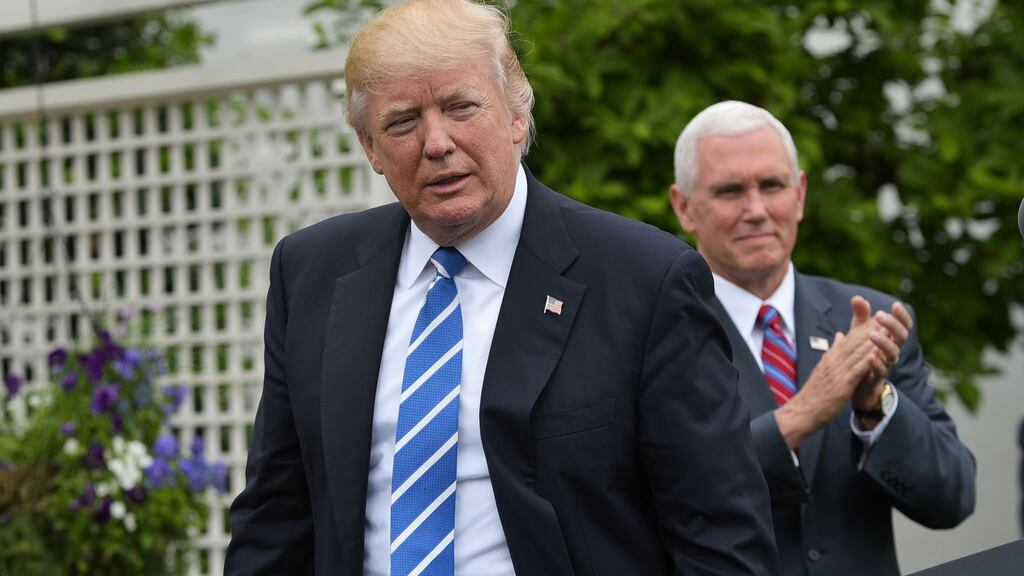 Donald Trump: his comments came days after he alarmed some international allies by inviting Philippine president Rodrigo Duterte to the White House. Photograph: AFP/Getty Images