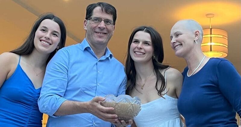 Katie, Mark, Sophie and Emma Meir.