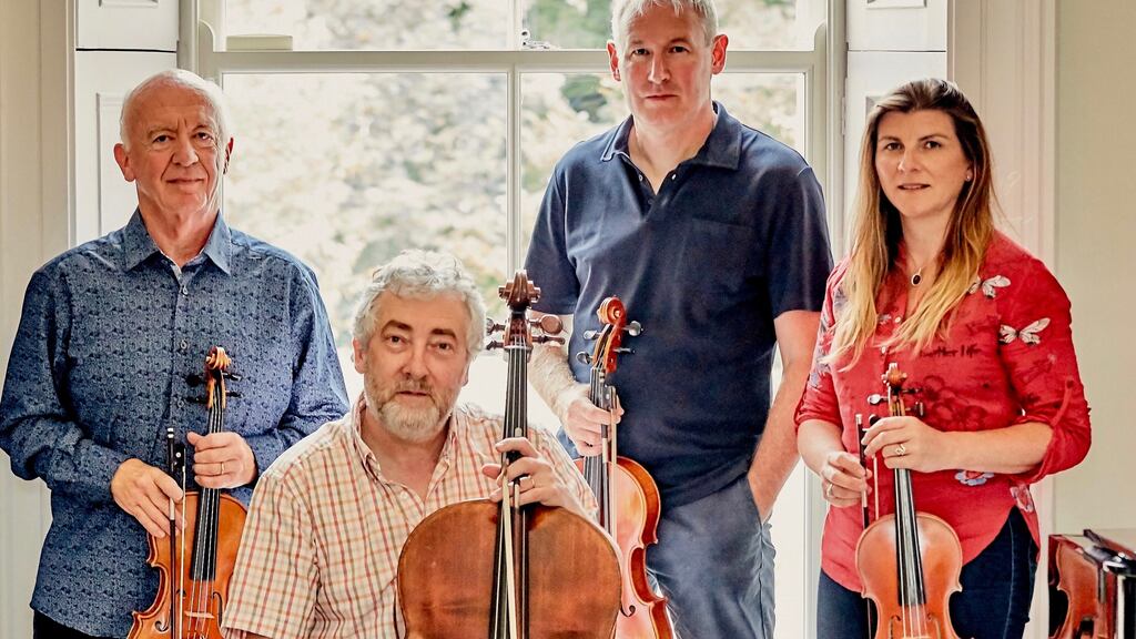 The West Ocean String Quartet: it marks its
20th anniversary this year with a series of concerts celebrating the traditional music of our island’s Atlantic coast