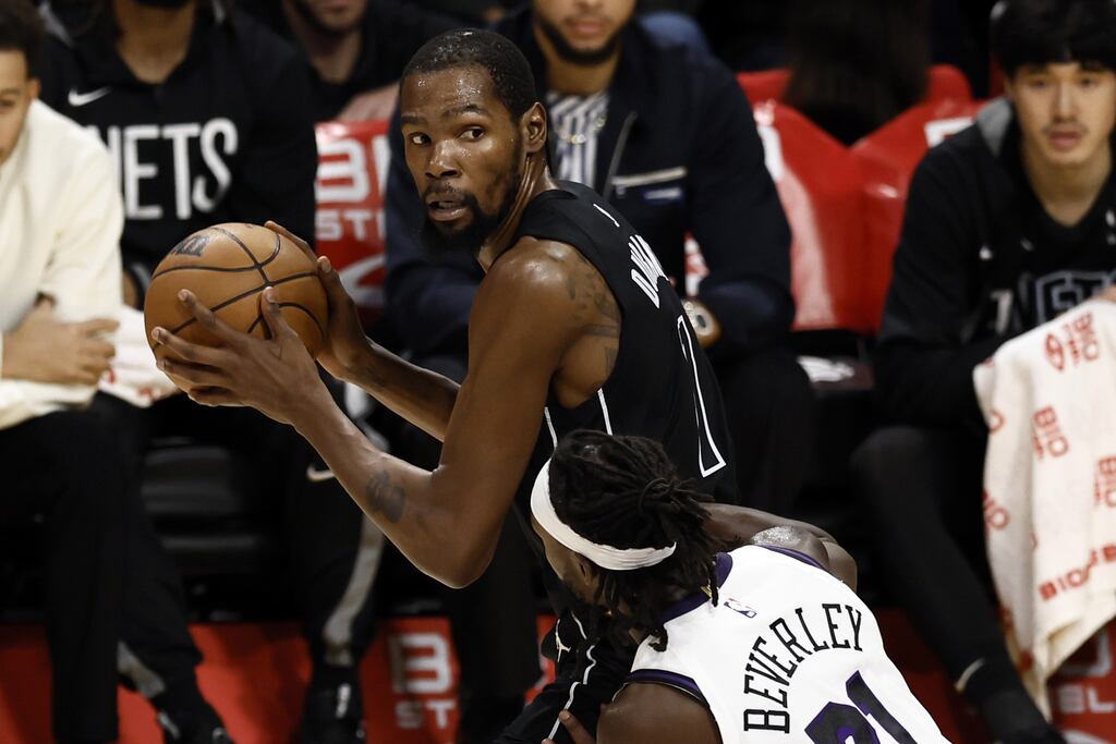 Brooklyn Nets forward Kevin Durant is moving to Phoenix. Photograph: Etienne Laurent/EPA