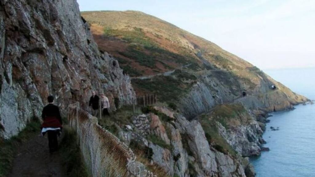 Winter light on the Greystones Bray walk