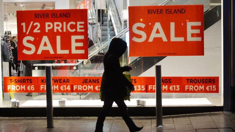 The KBC/ESRI Consumer Sentiment Index published on Wednesday shows a rise from 97.8 in March to 98.7 this month. Photograph: Alan Betson, Irish Times.