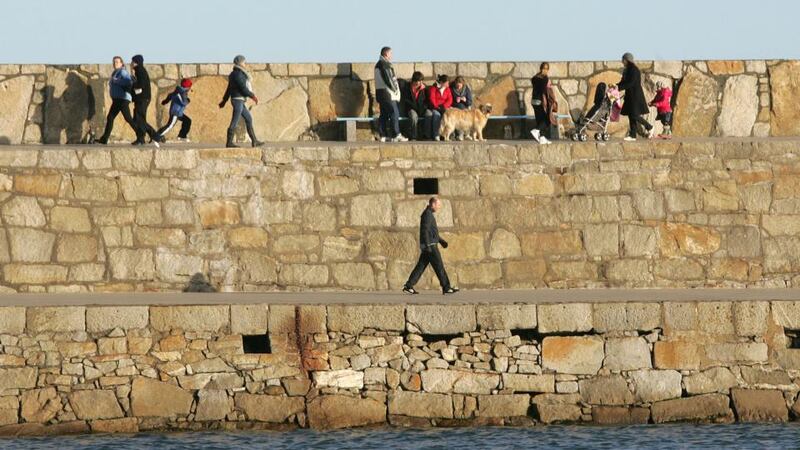 The council has twice before voted to go ahead with the urban beach project at the East Pier in Dún Laoghaire, estimated to cost €2.5 million to construct, including about €300,000 in planning costs. File photograph: Alan Betson/The Irish Times