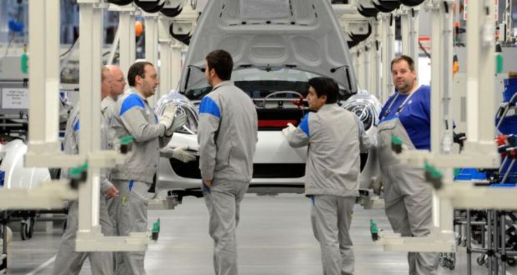 National factory activity rose to 56.4 in October - its best showing since April 2011