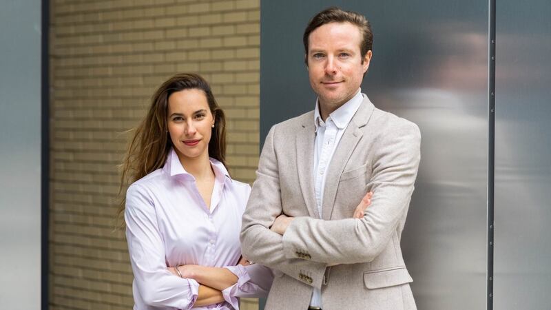 Béa Fertility co-founders Tess Cosad and David O’Rourke. The clinical-standard fertility treatment enable couples to carry out intracervical insemination at home