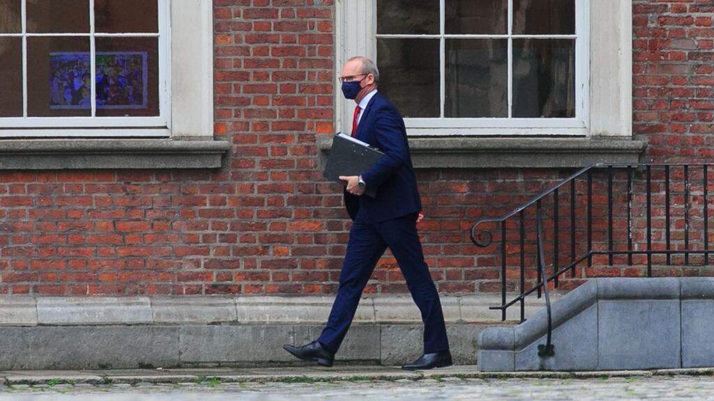 Minister for Foreign Affairs Simon Coveney: “If we don’t have a deal this time next week, I think we have problems.” Photograph: Gareth Chaney/Collins