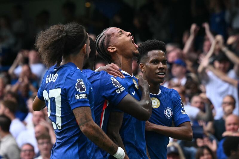 Chelsea's Brazilian striker Joao Pedro. Photograph: Justin Tallis/AFP via Getty