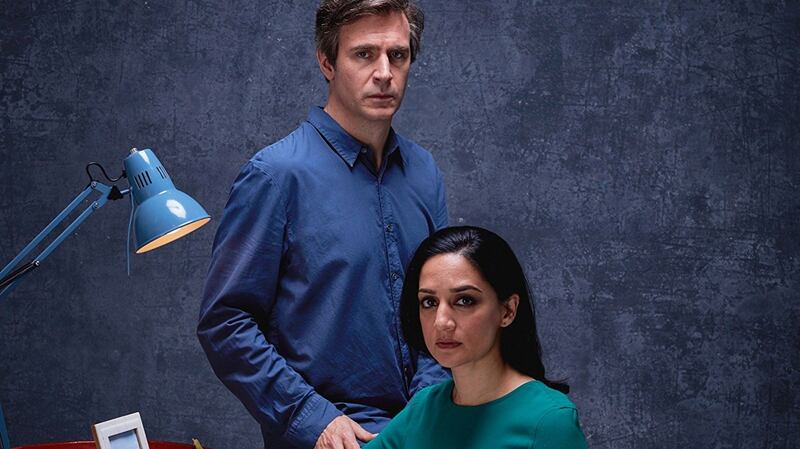 Jack Davenport and Archie Panjabi in Next of Kin (2018)