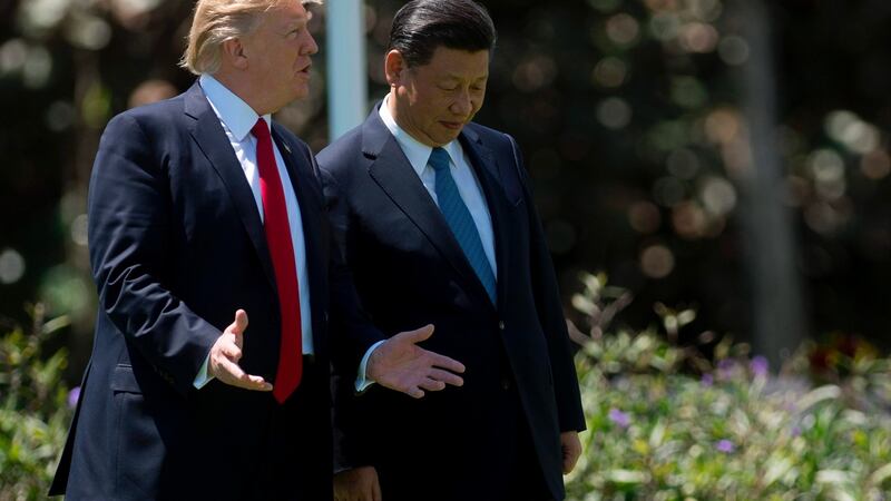 US president Donald Trump and Chinese president Xi Jinping at Trump’s Mar-a-Lago estate in West Palm Beach, Florida in April. Photograph: Jim Watson/AFP/Getty Images