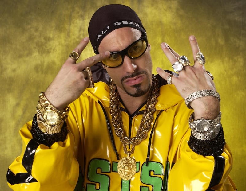 Sacha Baron Cohen as Ali G in 2001. Photograph John Rogers/Getty