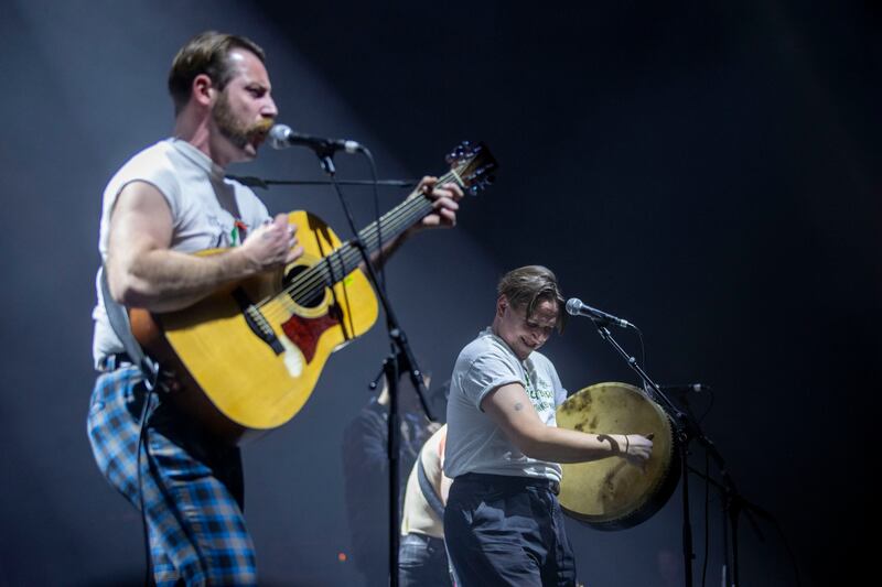 Seán McKenna and Charles Hendy of the The Mary Wallopers. Photograph: Tom Honan