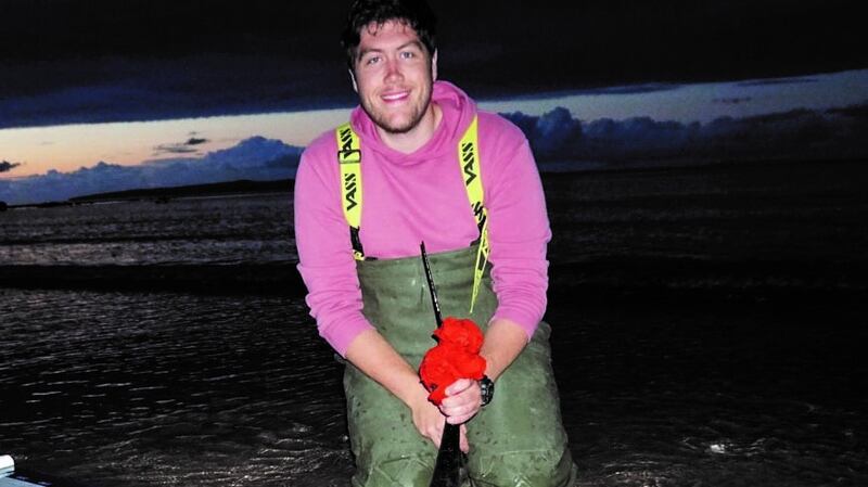 Sting ray caught by James Raymond from Tralee Bay, Co Kerry, in June. The fish had a wingspan of 122cm