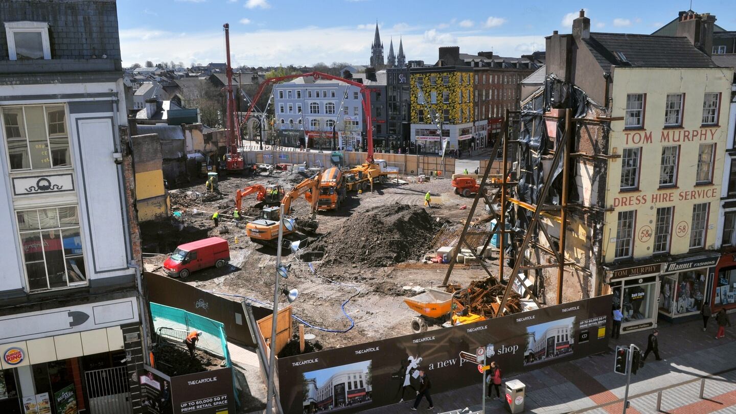 View of the Capitol site, developed by John Cleary Developments, Cork city. Photograph: Daragh Mc Sweeney/Provision