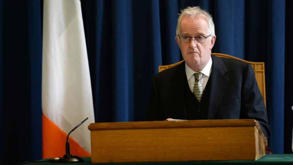 Mr Justice Peter Charleton: said some journalists had given witness statements in which they specified conversations that had taken place outside of any journalistic privilege. Photograph: Dara Mac Dónaill