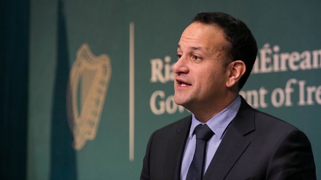 Taoiseach Leo Varadkar told the Dáil: “This referendum will be about asking the Irish public to change our Constitution – our basic and most fundamental law – to say that we, as a country, people and State, trust women to make these decisions for themselves.” Photograph: Collins