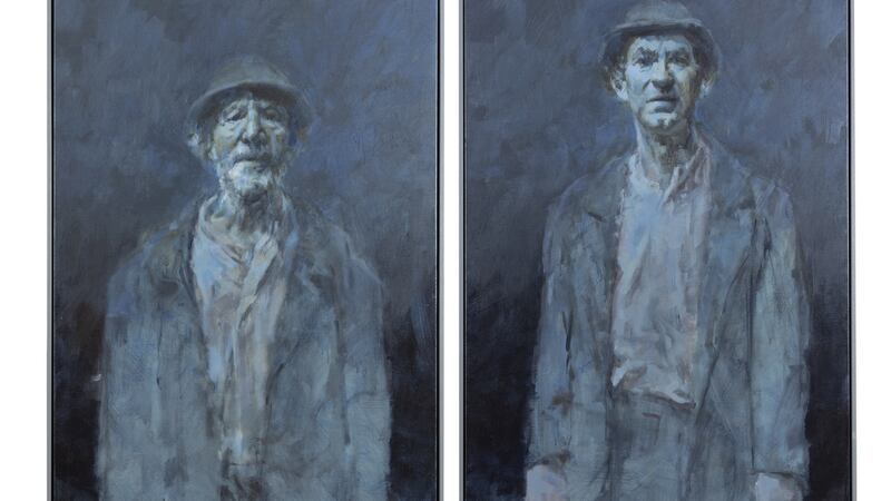 Cian McLoughlin, Didi and Gogo, diptych from Shelbourne Hotel, €30,000, Adam’s