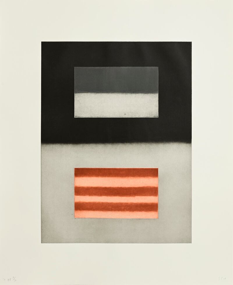 Liliane #7 (O’Driscoll’s) by Irish artist, Sean Scully has an estimate of €5,000-€7,000 at Morgan O'Driscoll's Irish Art online auction. Photograph: Phil Pound