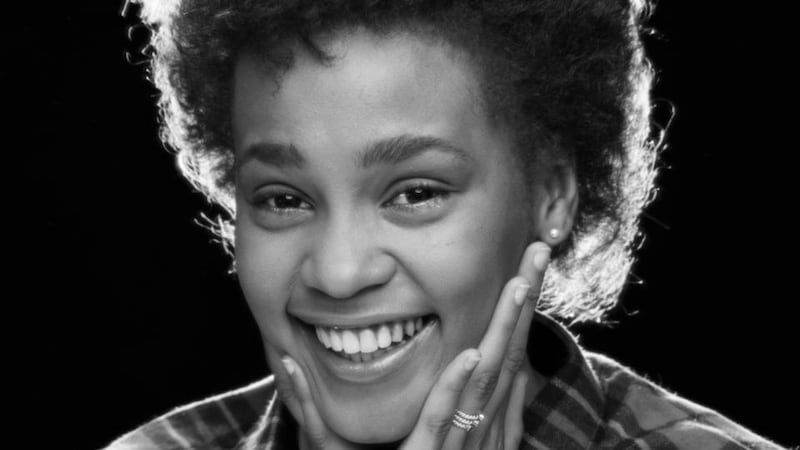 Whitney Houston in February 1982 when she was a senior in high school during her first session with a professional photographer. Photograph: Jack Mitchell/Getty Images