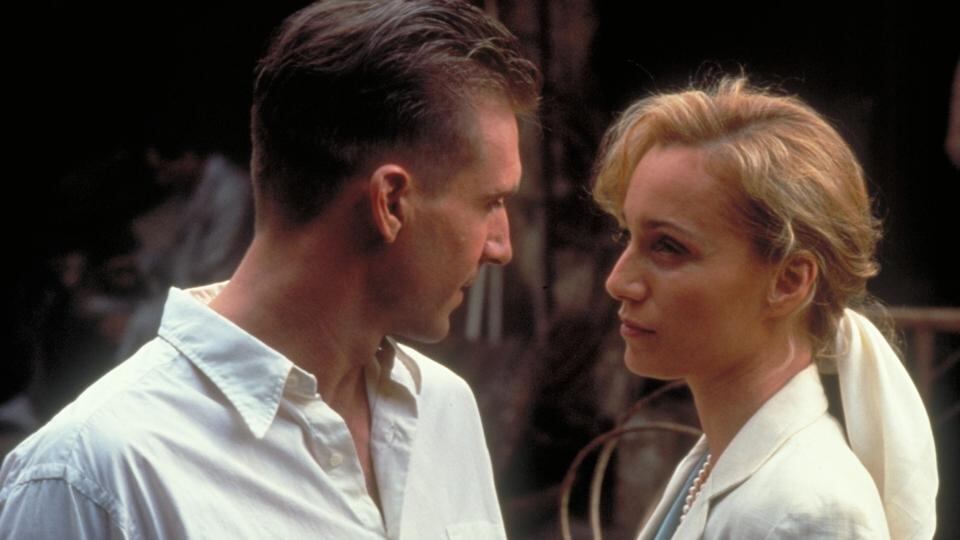 Ralph Fiennes and Kristin Scott-Thomas in The English Patient